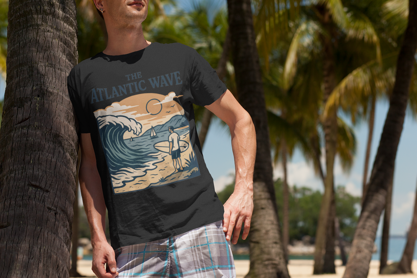 Vintage-inspired typography of The Atlantic Wave.