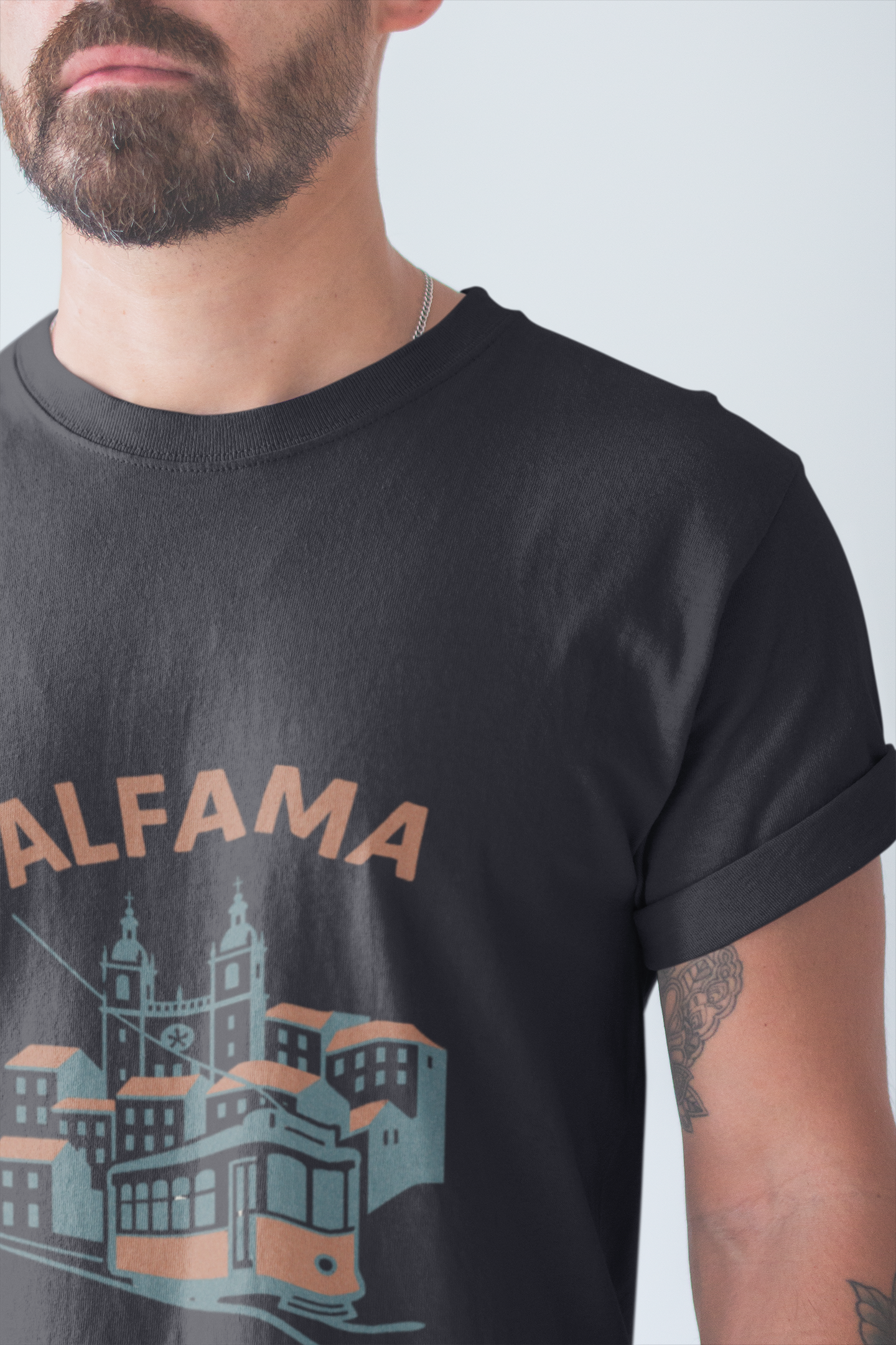 Overview of city-themed organic tees, relaxed unisex style.