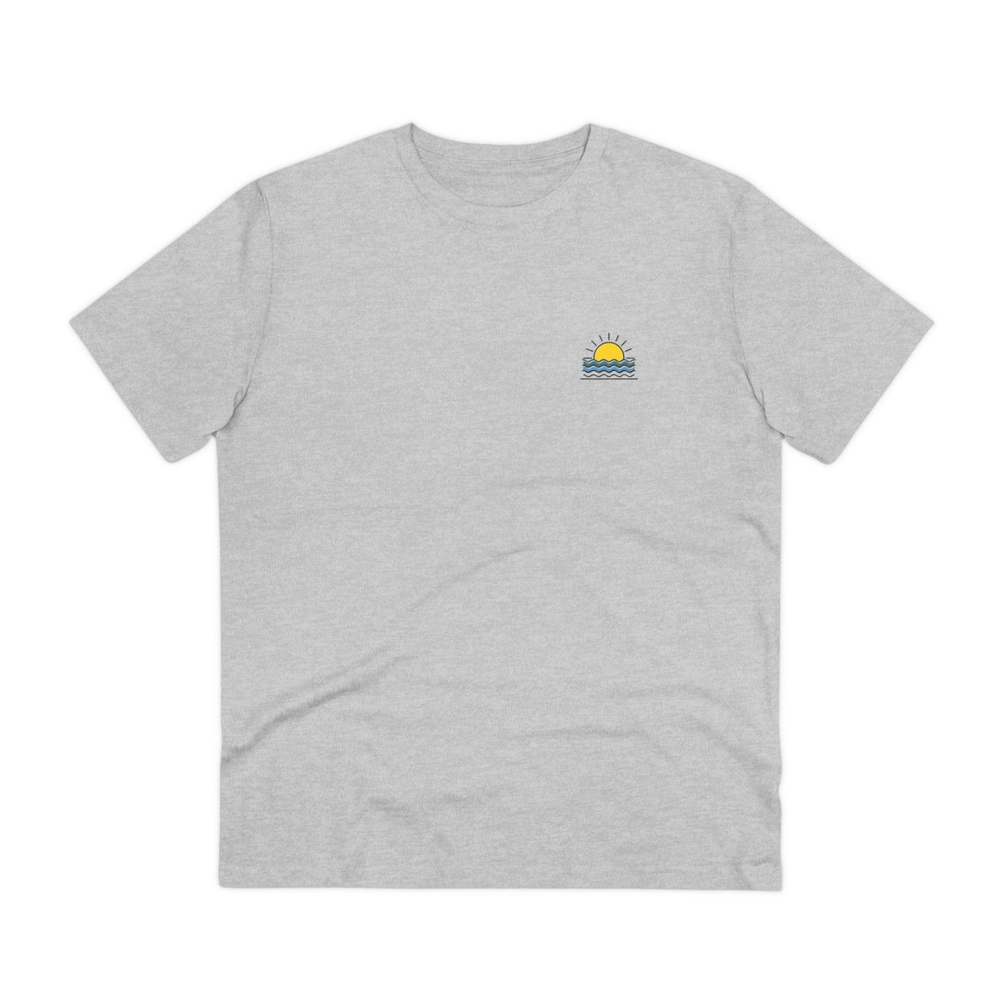 Giftable Sunset Over the Atlantic T-Shirt, inspired by warm ocean sunsets.