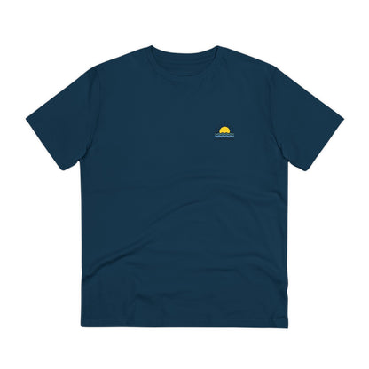 Breathable Unisex Sunset T-Shirt, designed for comfort and sustainability.
