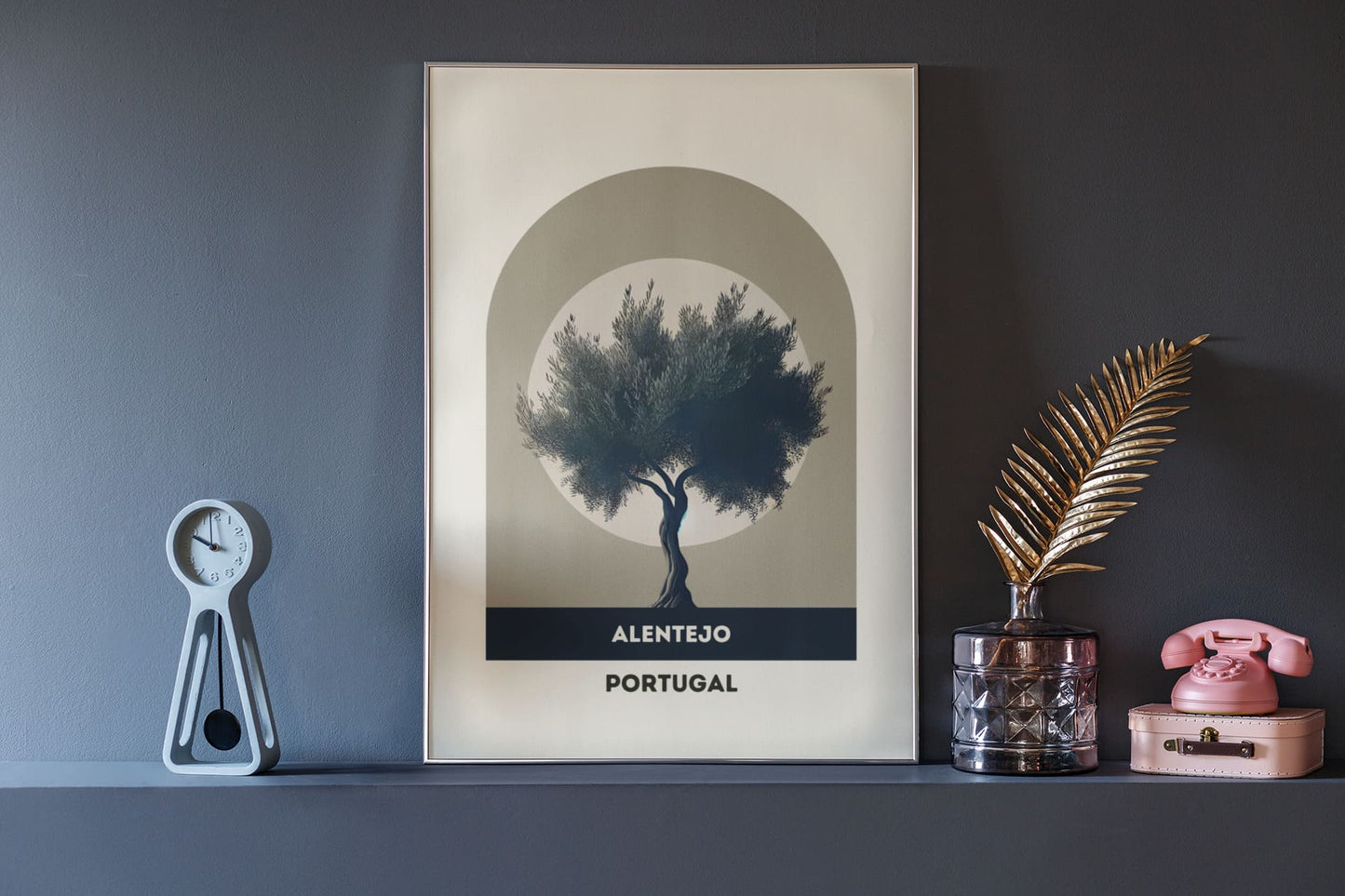 Alentejo Olive Tree Fields Print Poster - Atlantic Wave