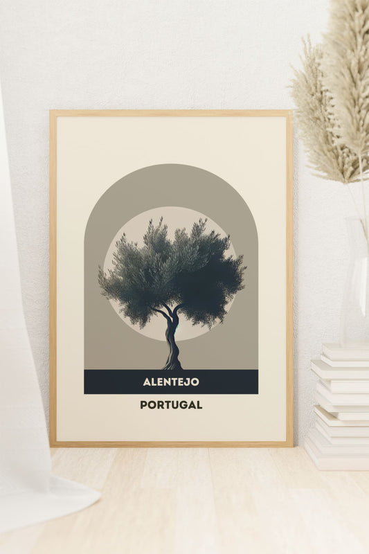 Alentejo Olive Tree Fields Print Poster - Atlantic Wave