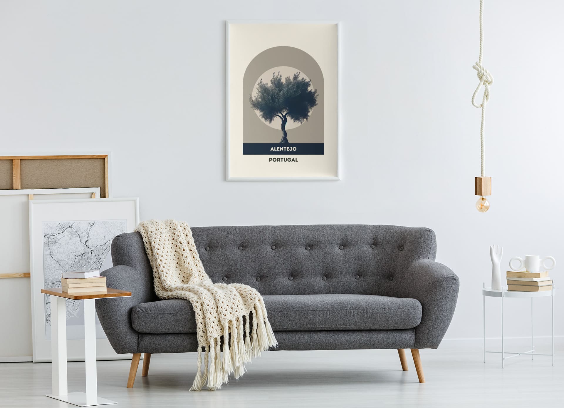 Alentejo Olive Tree Fields Print Poster - Atlantic Wave
