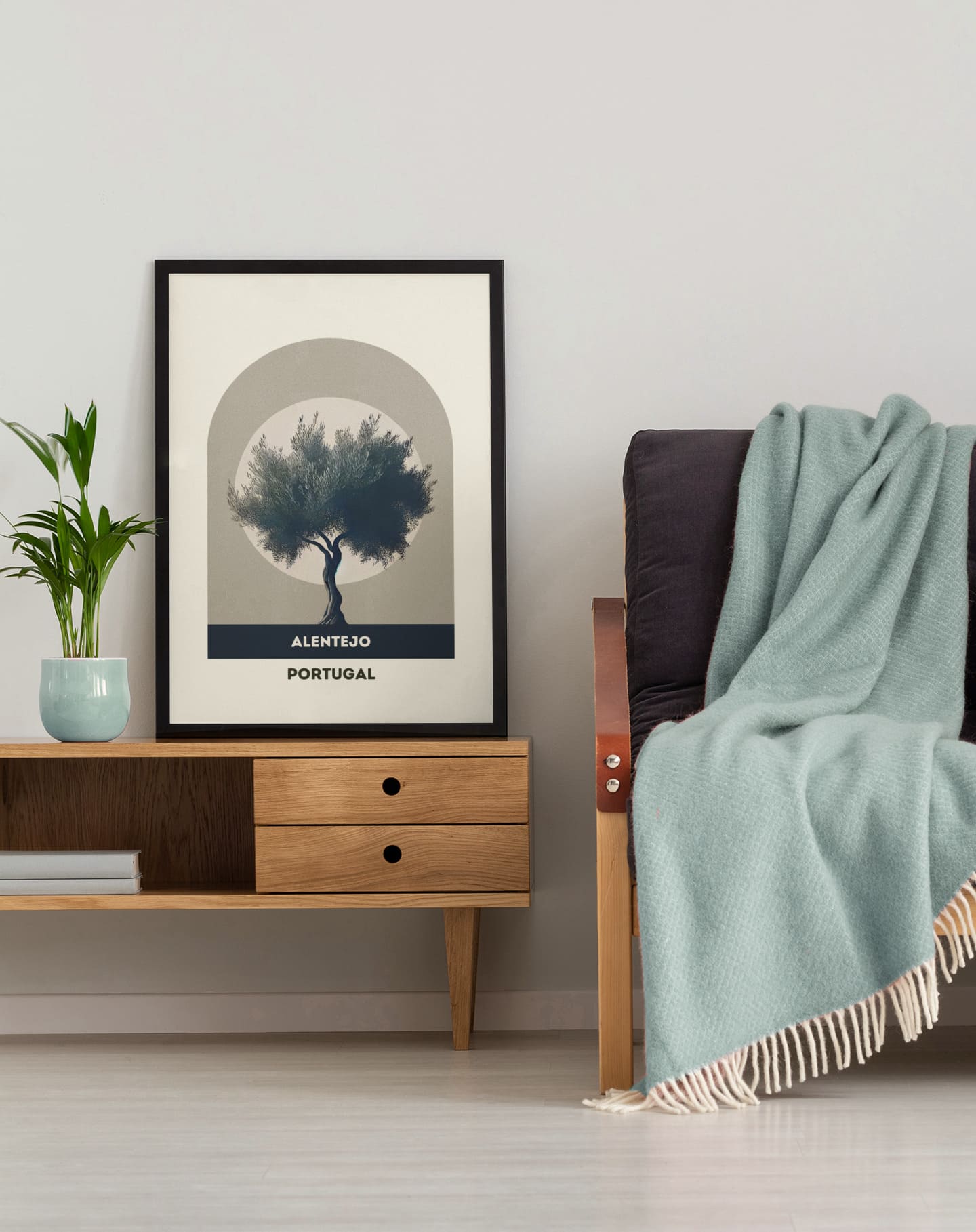 Alentejo Olive Tree Fields Print Poster - Atlantic Wave