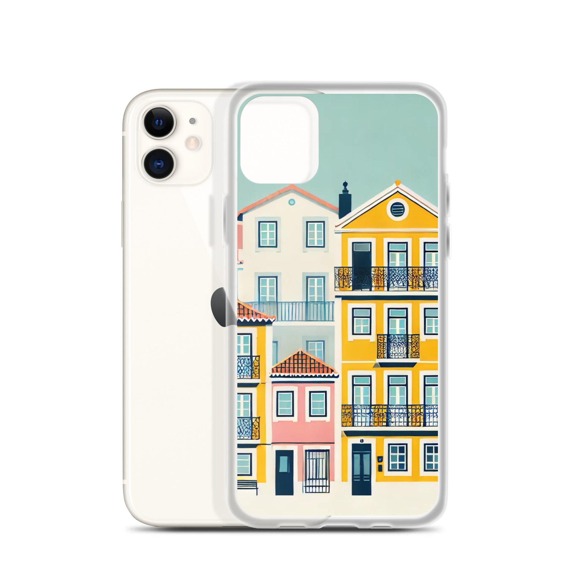 iPhone® Clear Case - Alfama Collection - Atlantic Wave