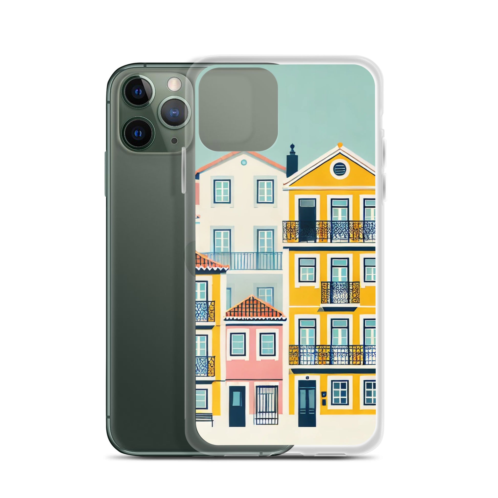 iPhone® Clear Case - Alfama Collection - Atlantic Wave