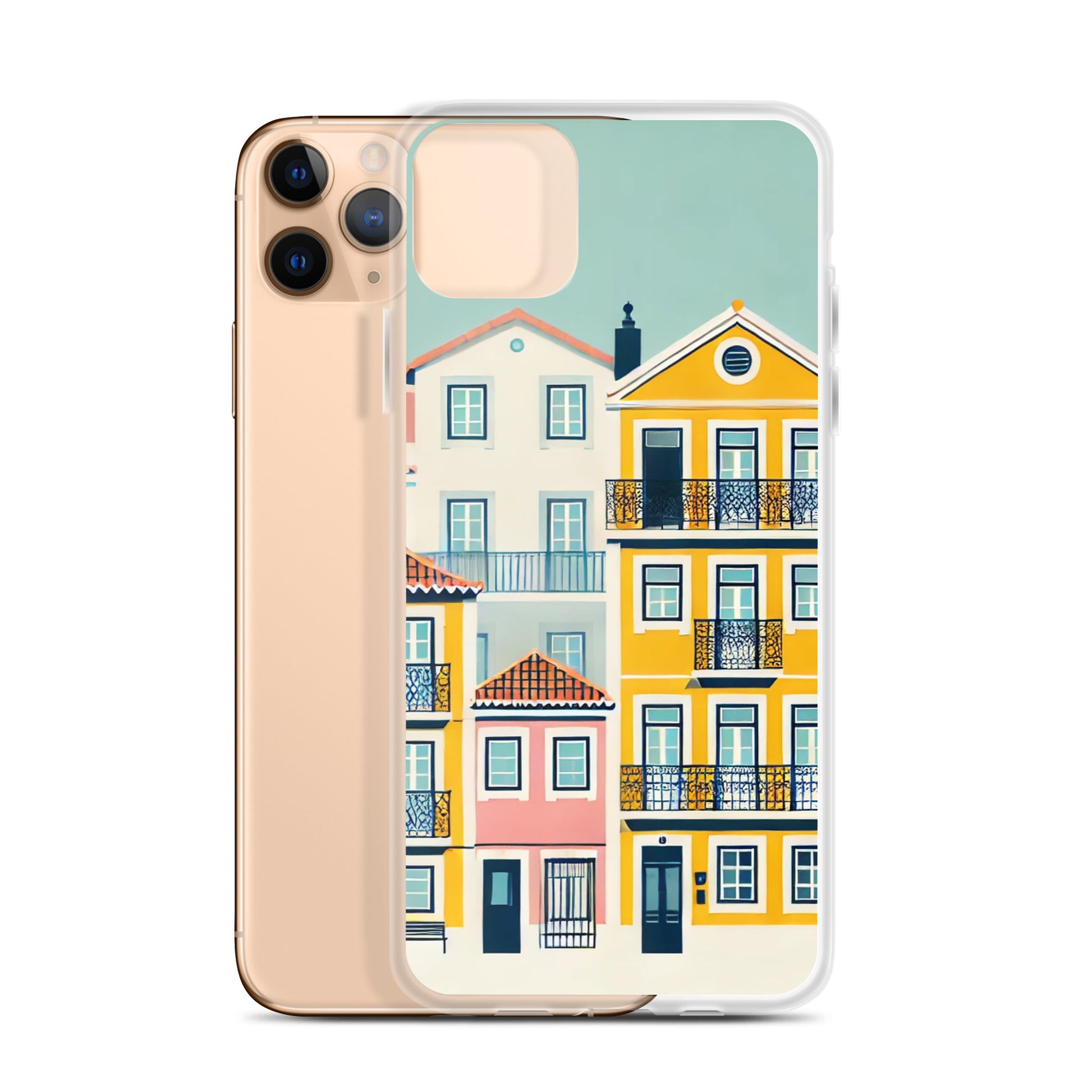 iPhone® Clear Case - Alfama Collection - Atlantic Wave