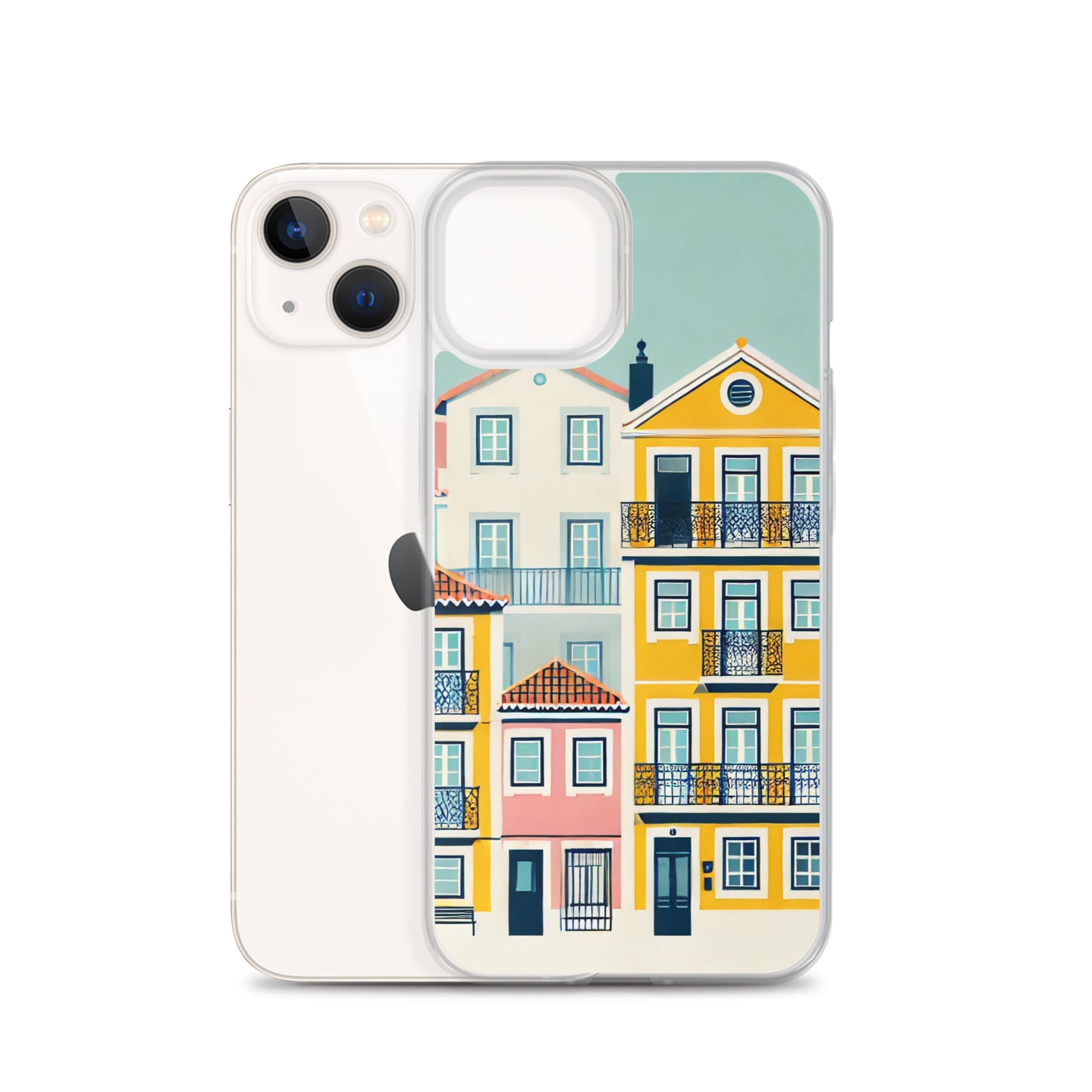 iPhone® Clear Case - Alfama Collection - Atlantic Wave
