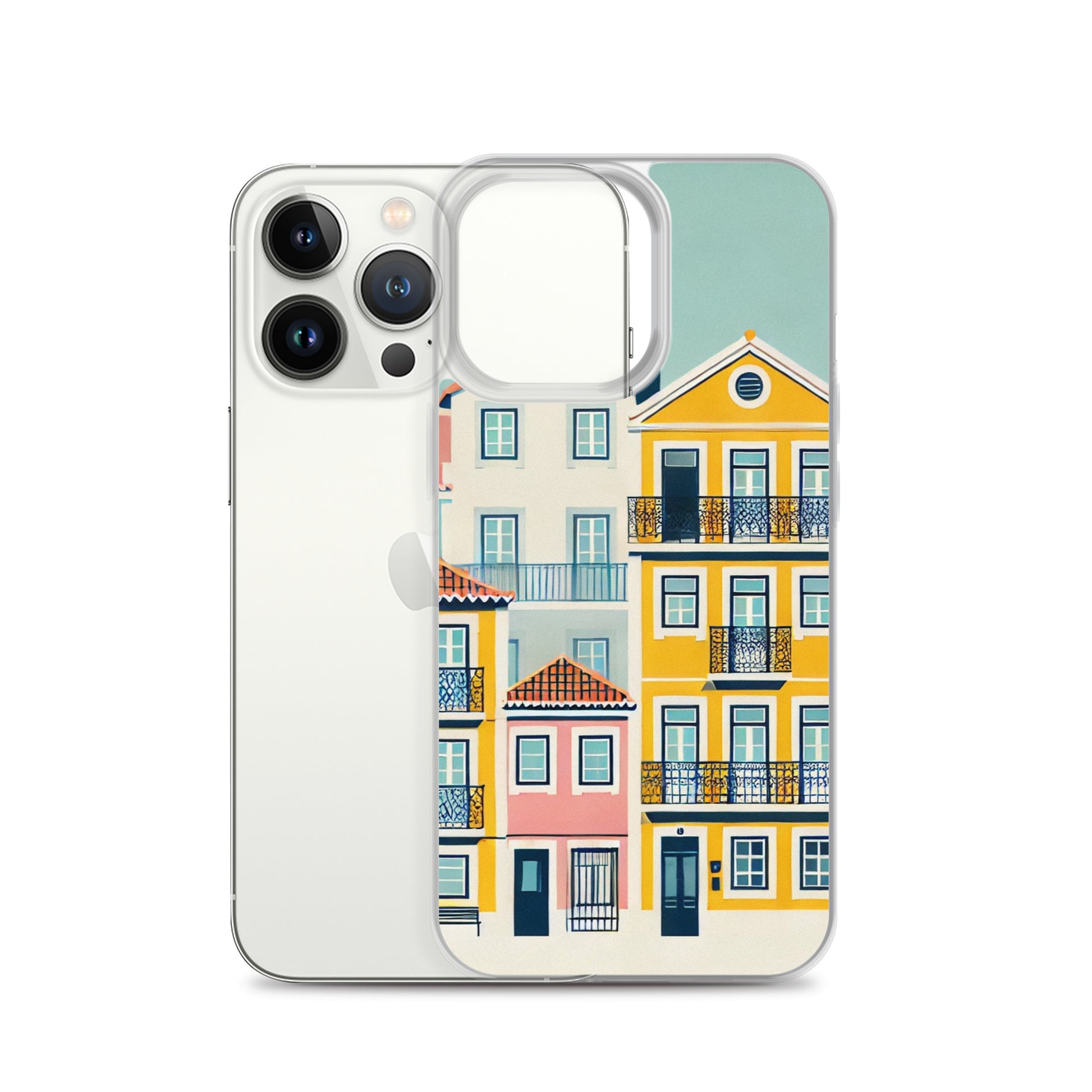 iPhone® Clear Case - Alfama Collection - Atlantic Wave