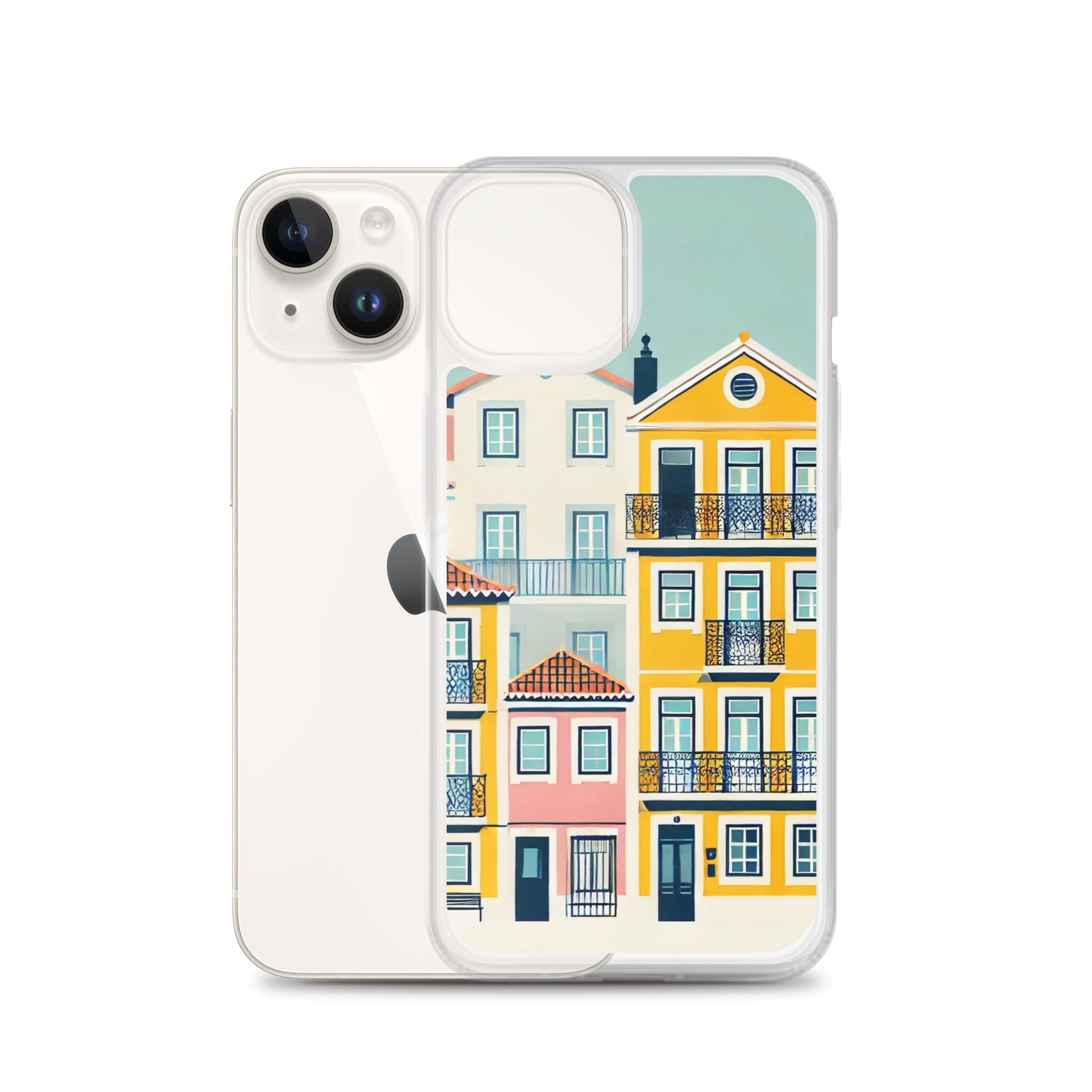 iPhone® Clear Case - Alfama Collection - Atlantic Wave