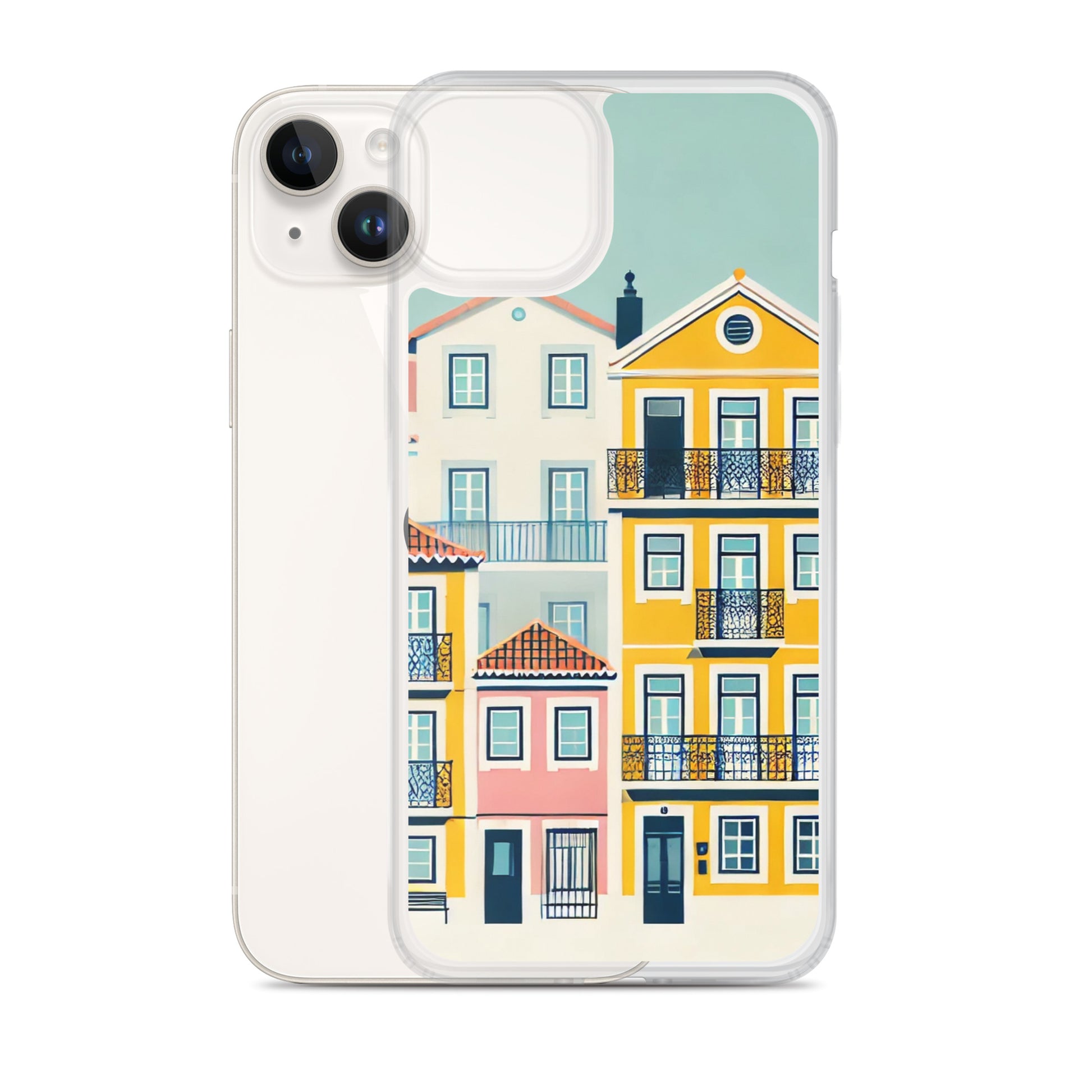iPhone® Clear Case - Alfama Collection - Atlantic Wave