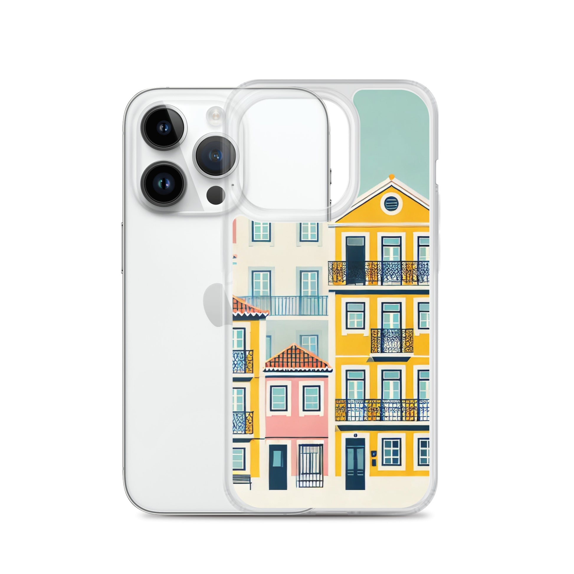 iPhone® Clear Case - Alfama Collection - Atlantic Wave