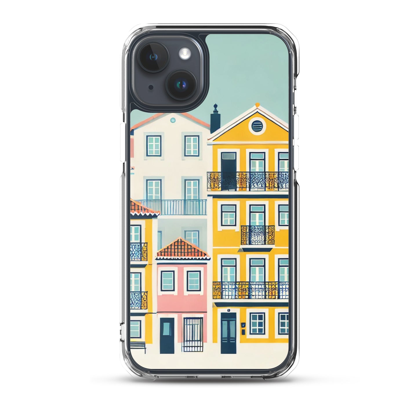 iPhone® Clear Case - Alfama Collection - Atlantic Wave