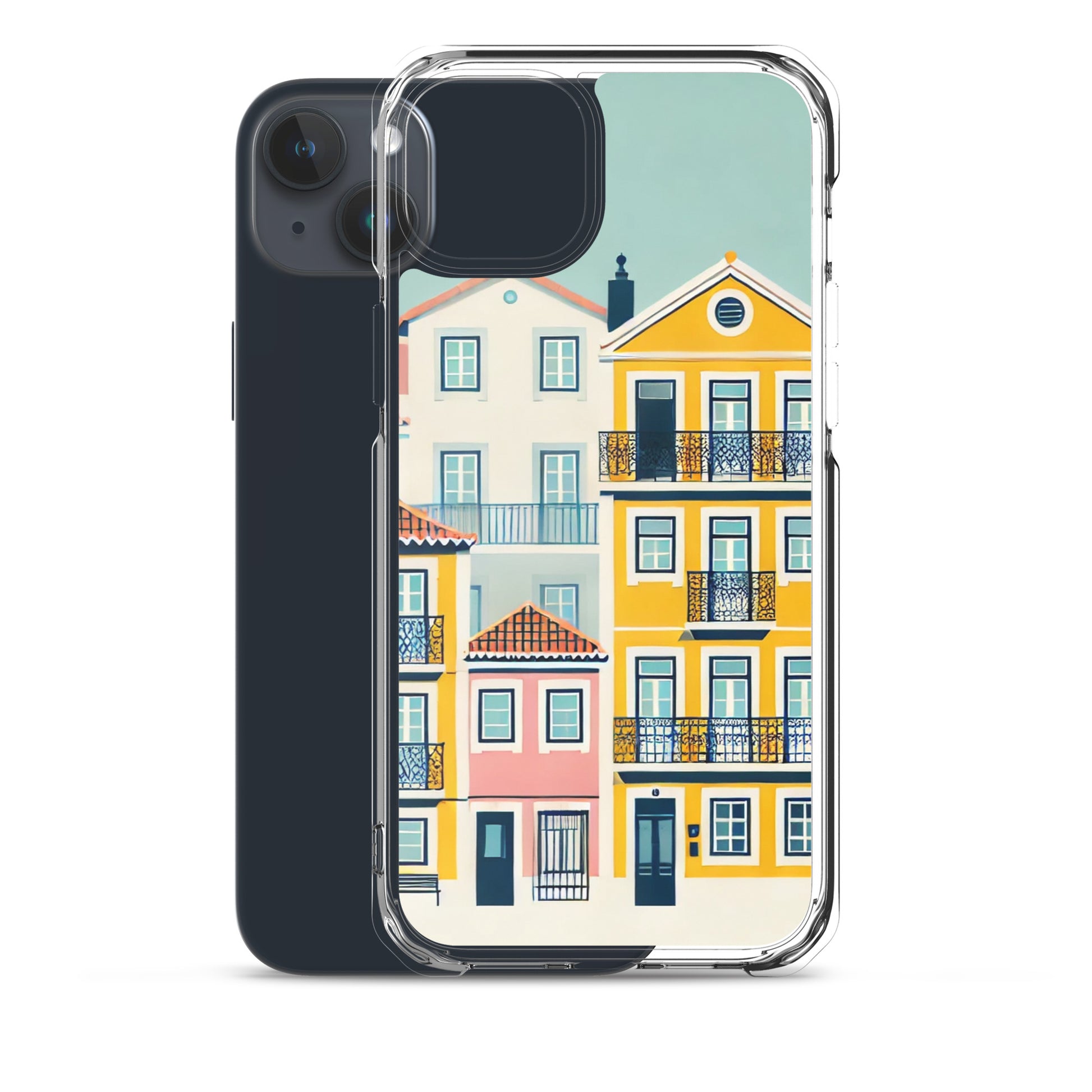iPhone® Clear Case - Alfama Collection - Atlantic Wave