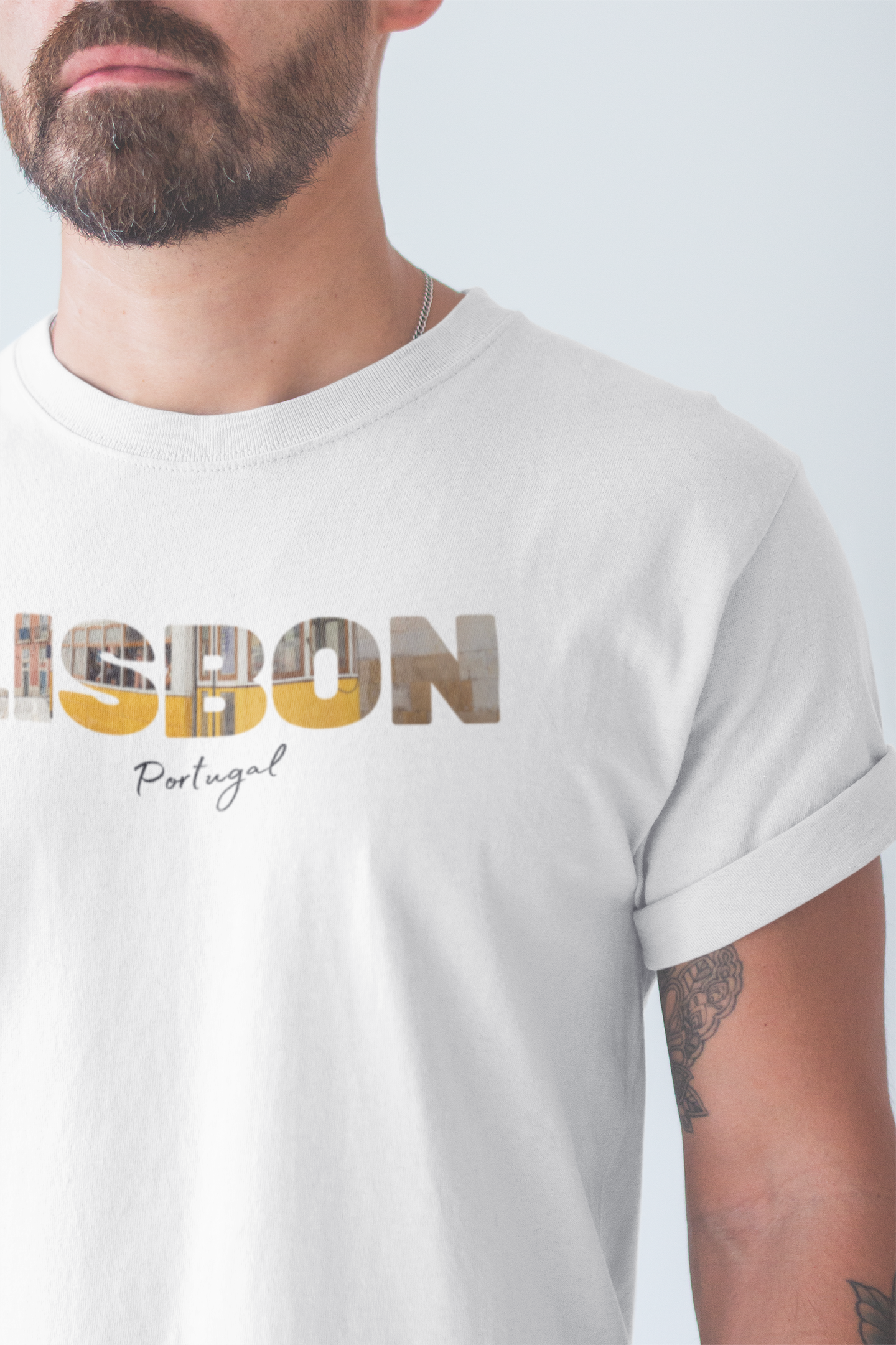 🌟Lisbon Pastel Nata, Azulejos, Torre de Belem und Electrico T-Shirt