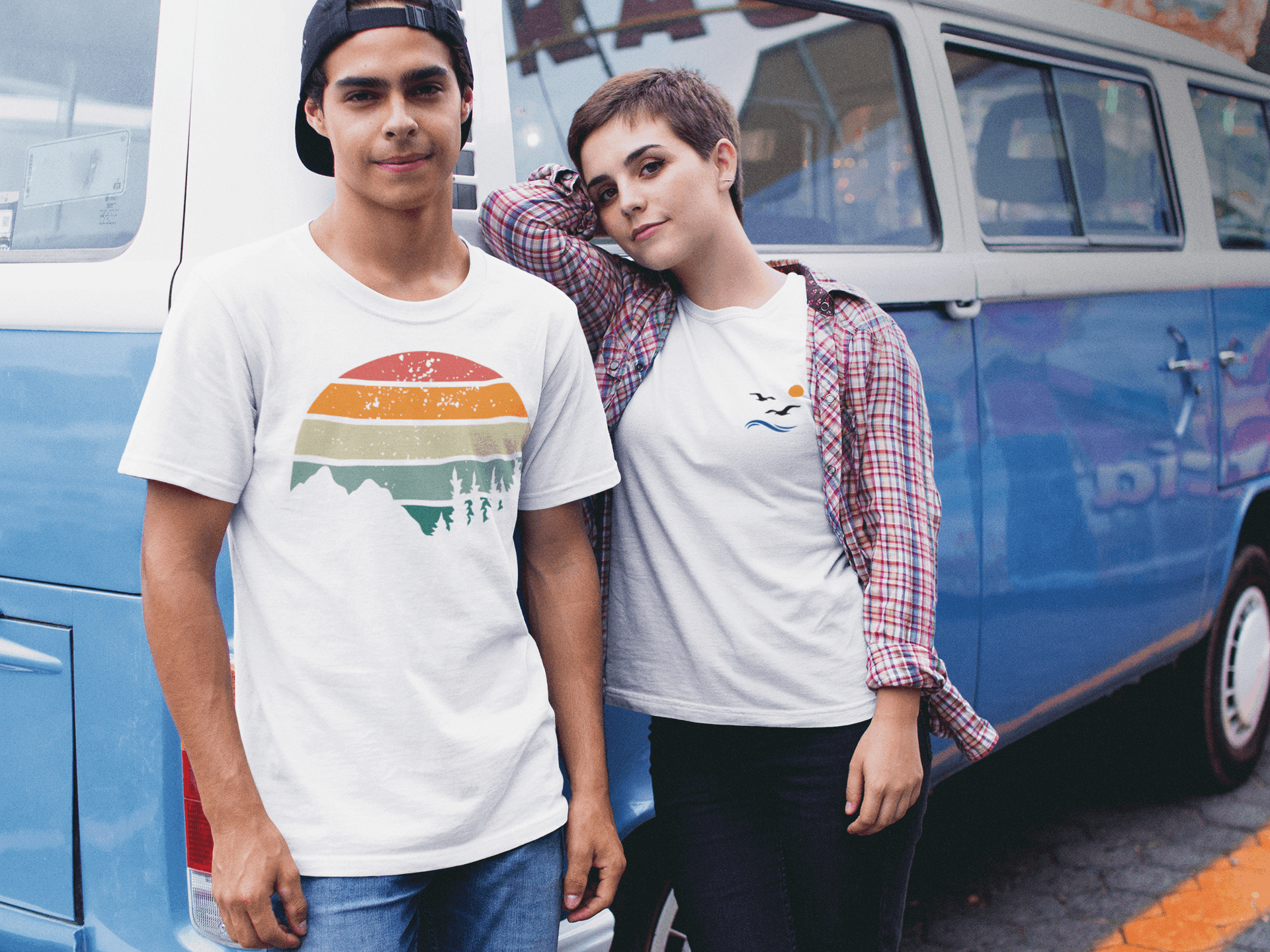 Gaivota - Minimal Unisex T-Shirt - Atlantic Wave