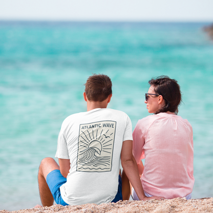 Men's and women's vintage surf t-shirt in a relaxed unisex fit.