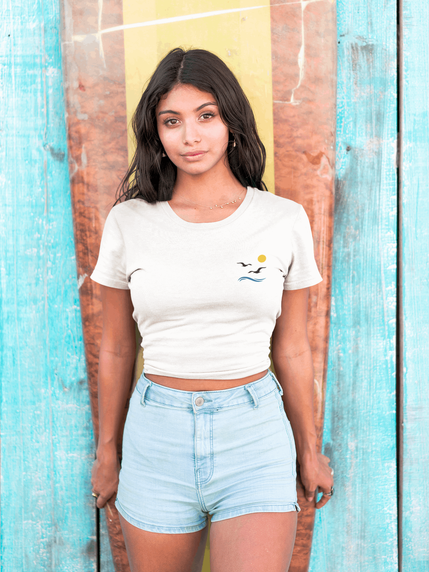 Gaivota - Minimal Unisex T-Shirt - Atlantic Wave