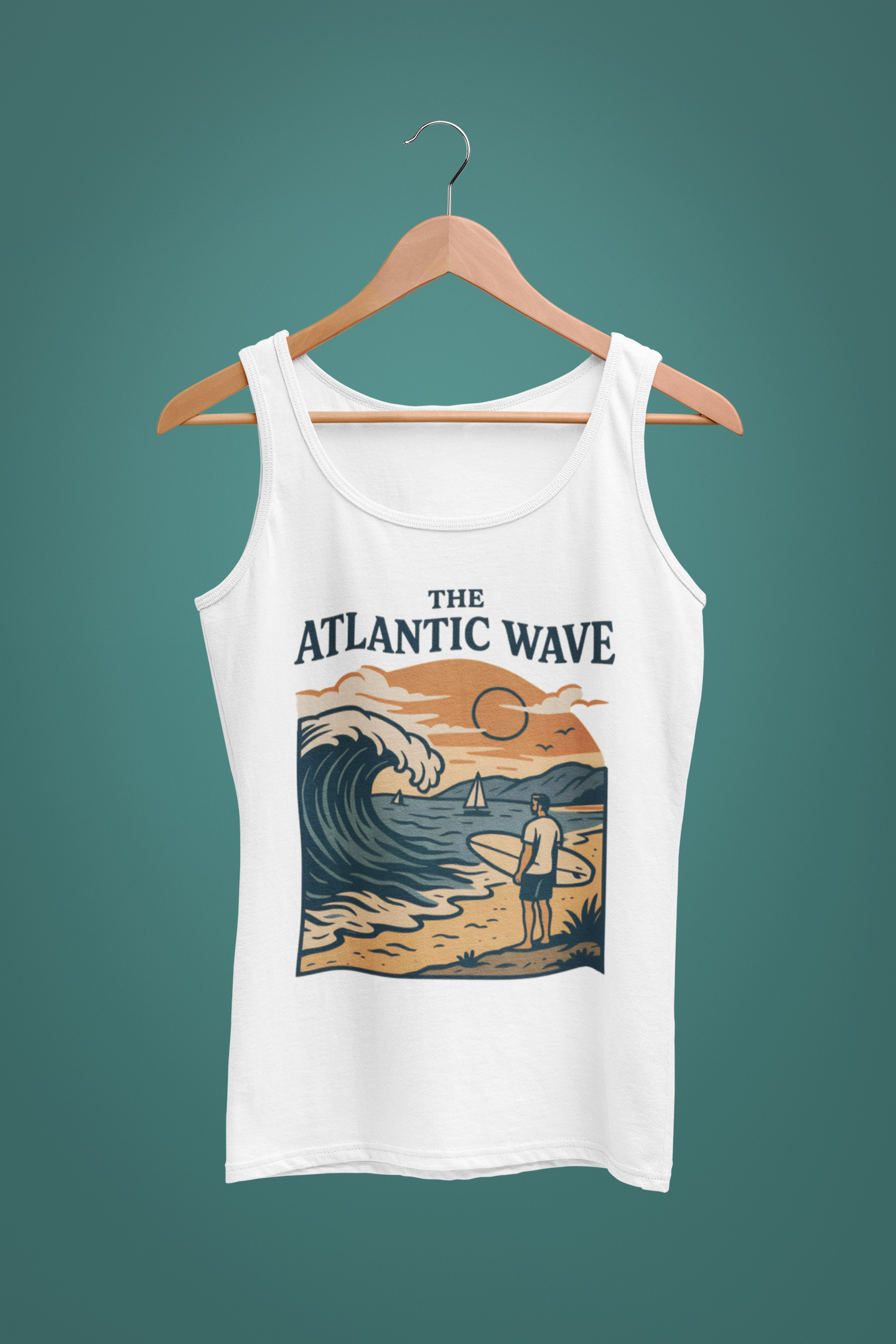 🏄‍♀️ The Atlantic Wave Tank Top