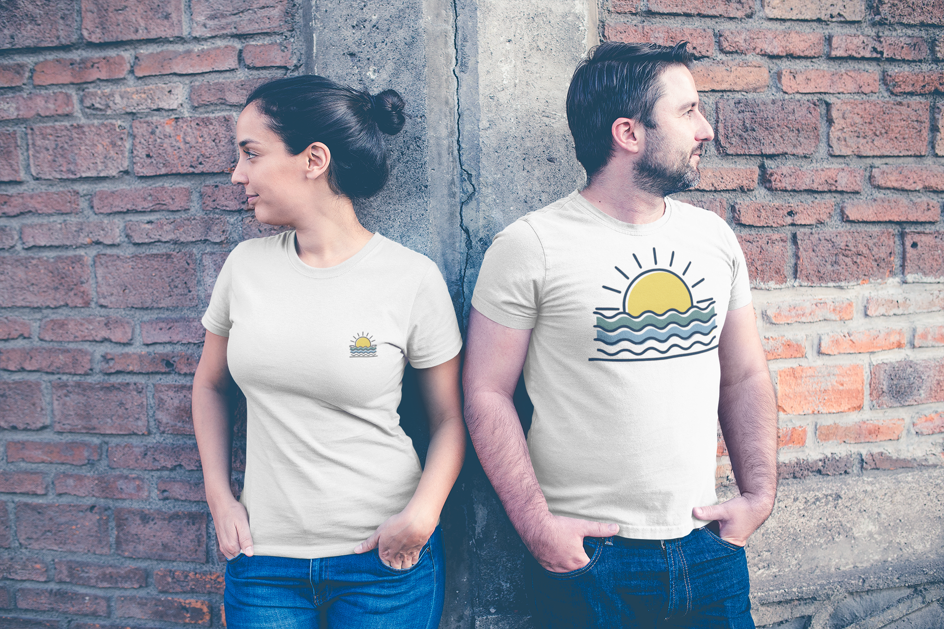 Lightweight Sunset Over the Atlantic T-Shirt, great for warm-weather adventures.