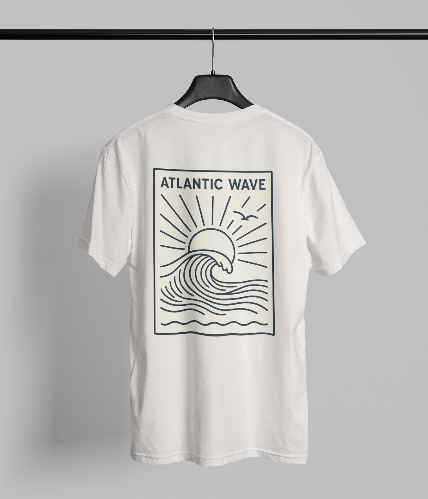 T-shirt inspired by Portugal’s coastal surf culture.