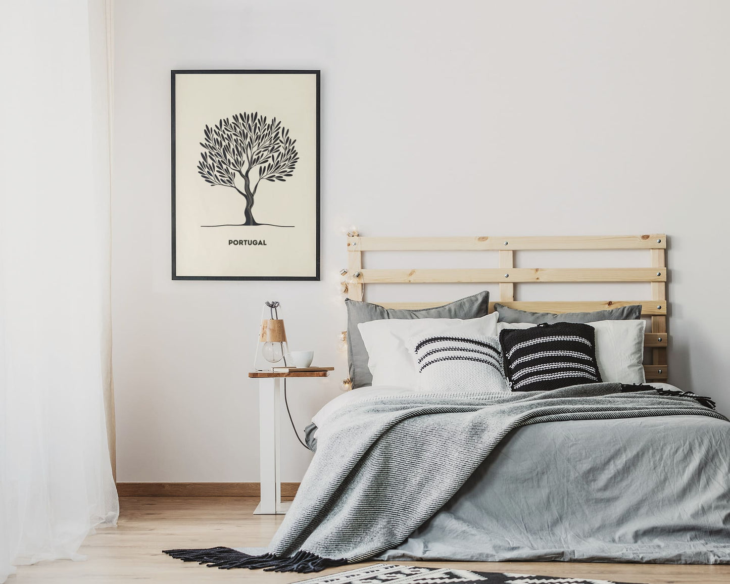 Minimalist Olive Tree Poster - Atlantic Wave