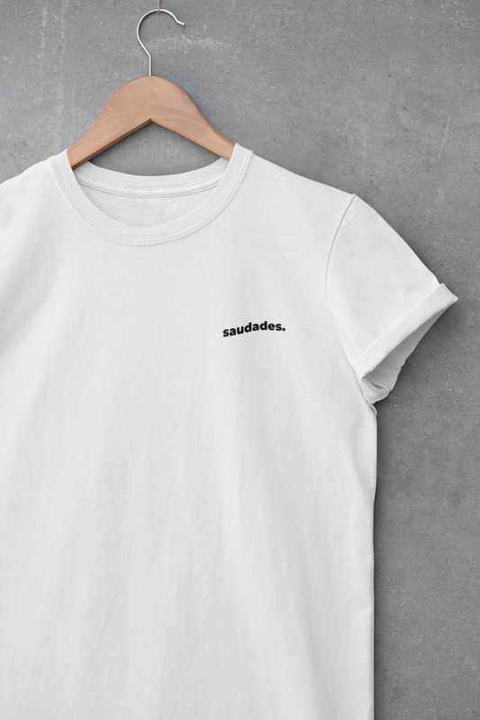 Eco-friendly shirt expressing longing and memory.