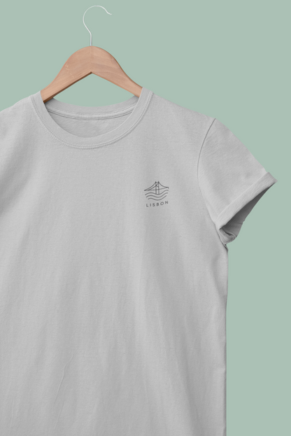 Atlantic Wave Lisbon logo printed t-shirt.
