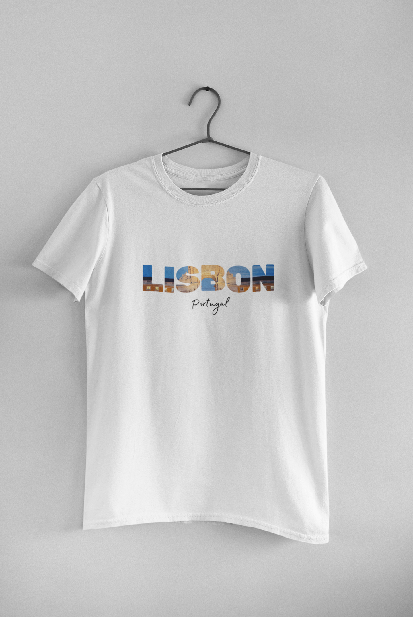 🌟Lisbon Pastel Nata, Azulejos, Torre de Belem und Electrico T-Shirt