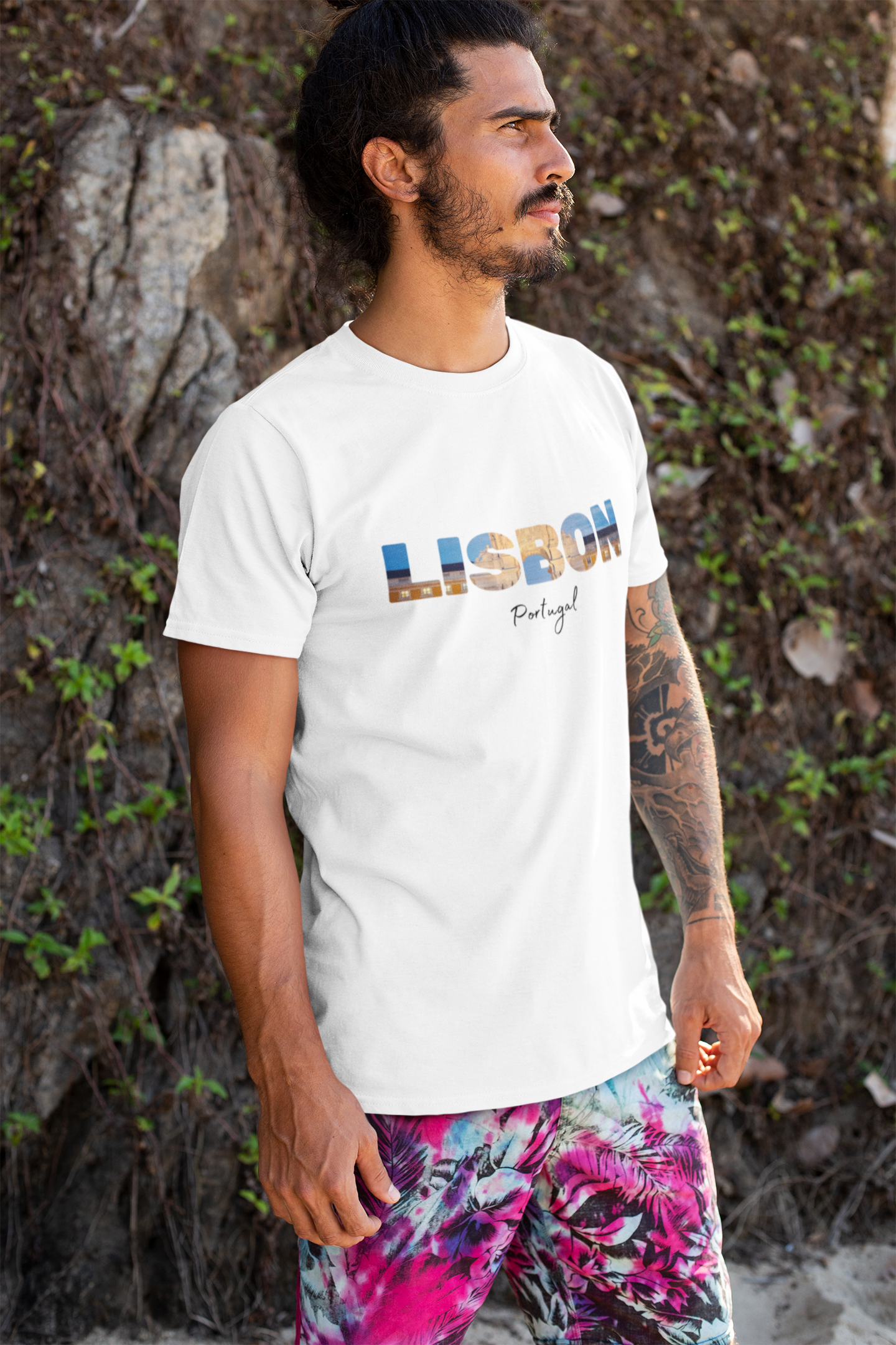 🌟Lisbon Pastel Nata, Azulejos, Torre de Belem und Electrico T-Shirt