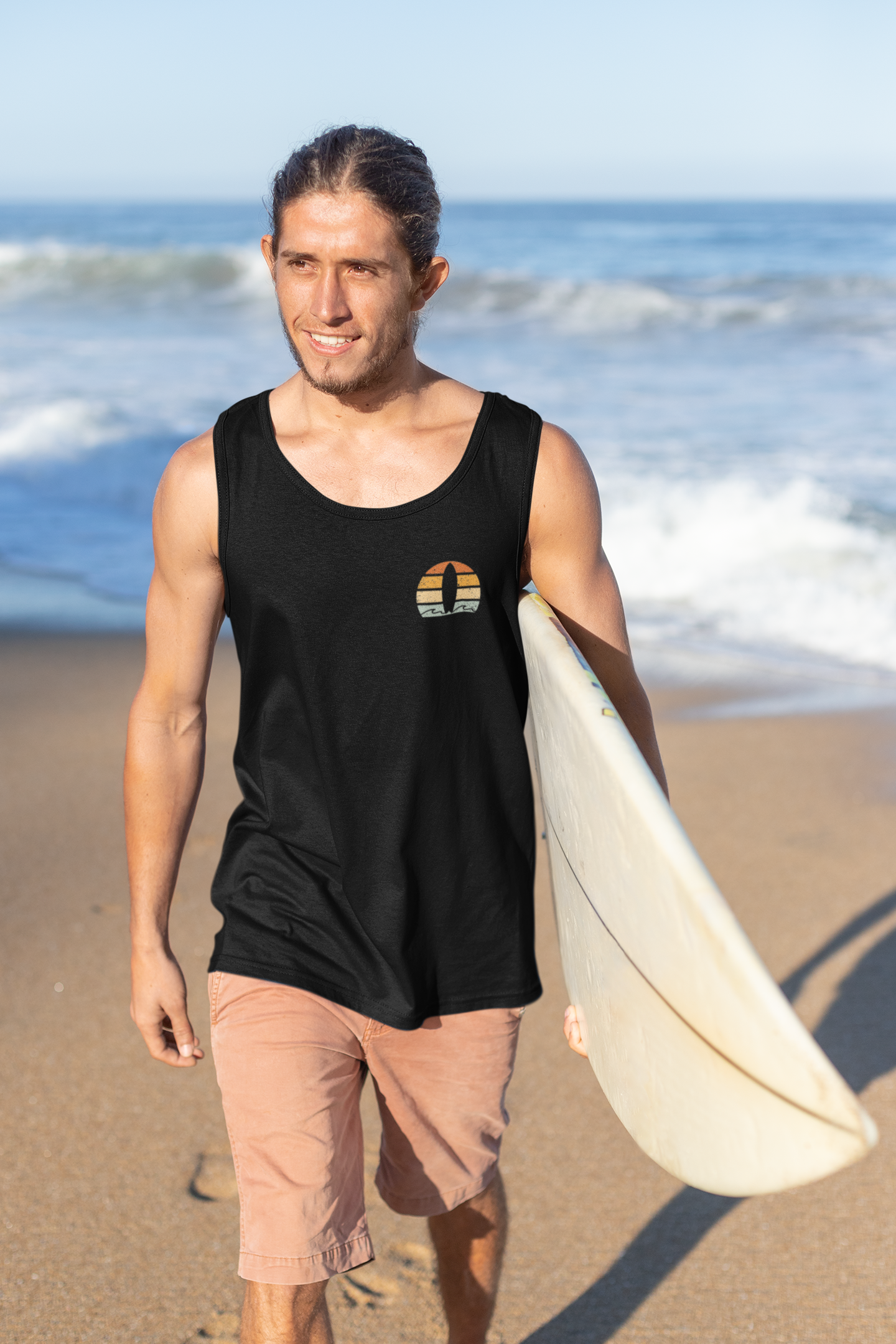 🏄Nazare Surf Minimal - Vintage Unisex Bio Tank Top