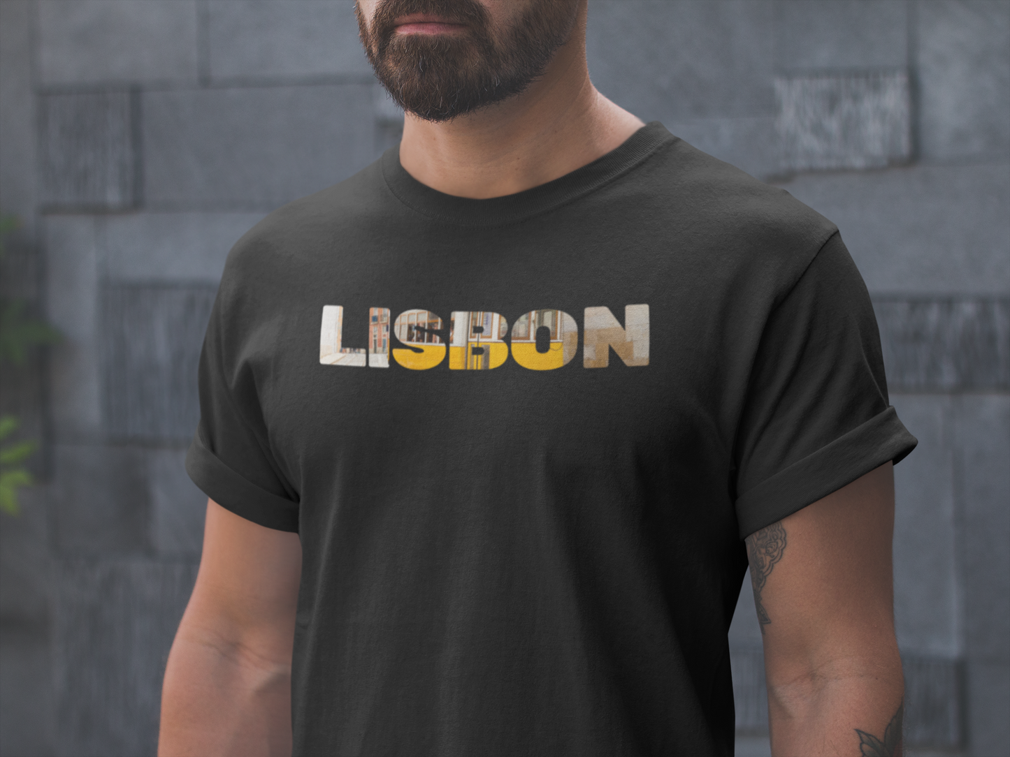 🌟Lisbon Pastel Nata, Azulejos, Torre de Belem und Electrico T-Shirt