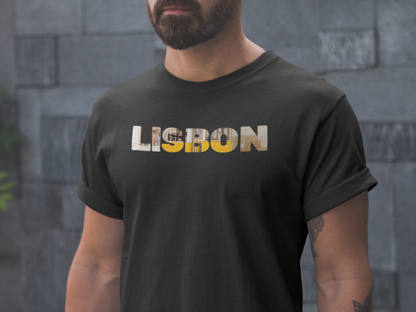 🌟Lisbon Pastel Nata, Azulejos, Torre de Belem und Electrico T-Shirt