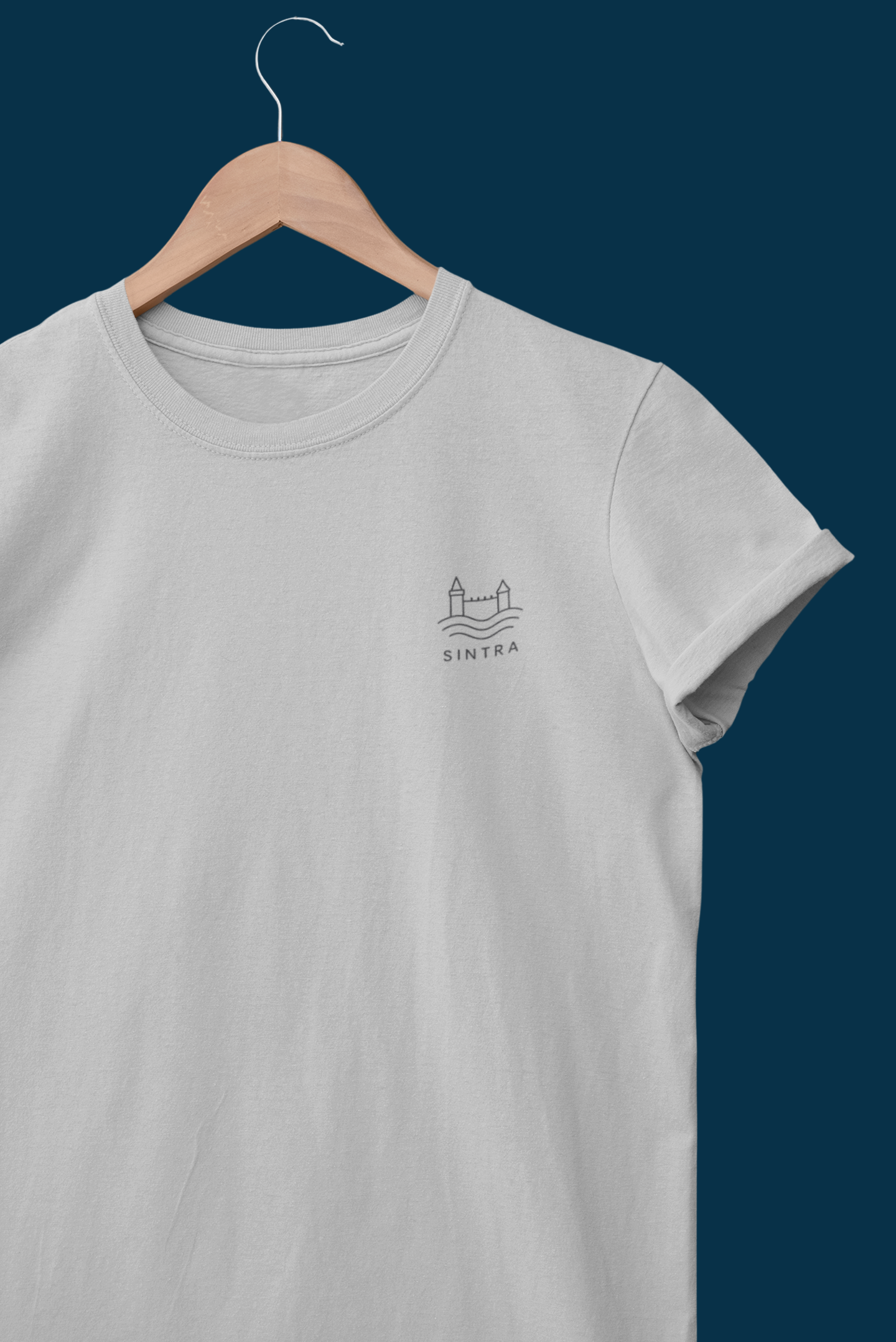 Atlantic Wave minimal Sintra travel tee.