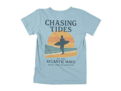 Organic gift-ready surf tee for sustainable fashion fans.