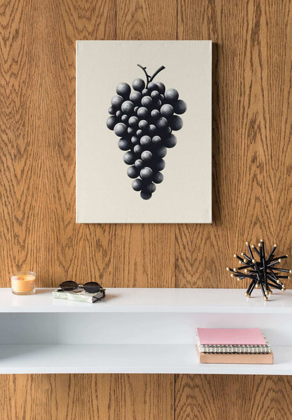Wine Grapes Minimalist Poster - Atlantic Wave